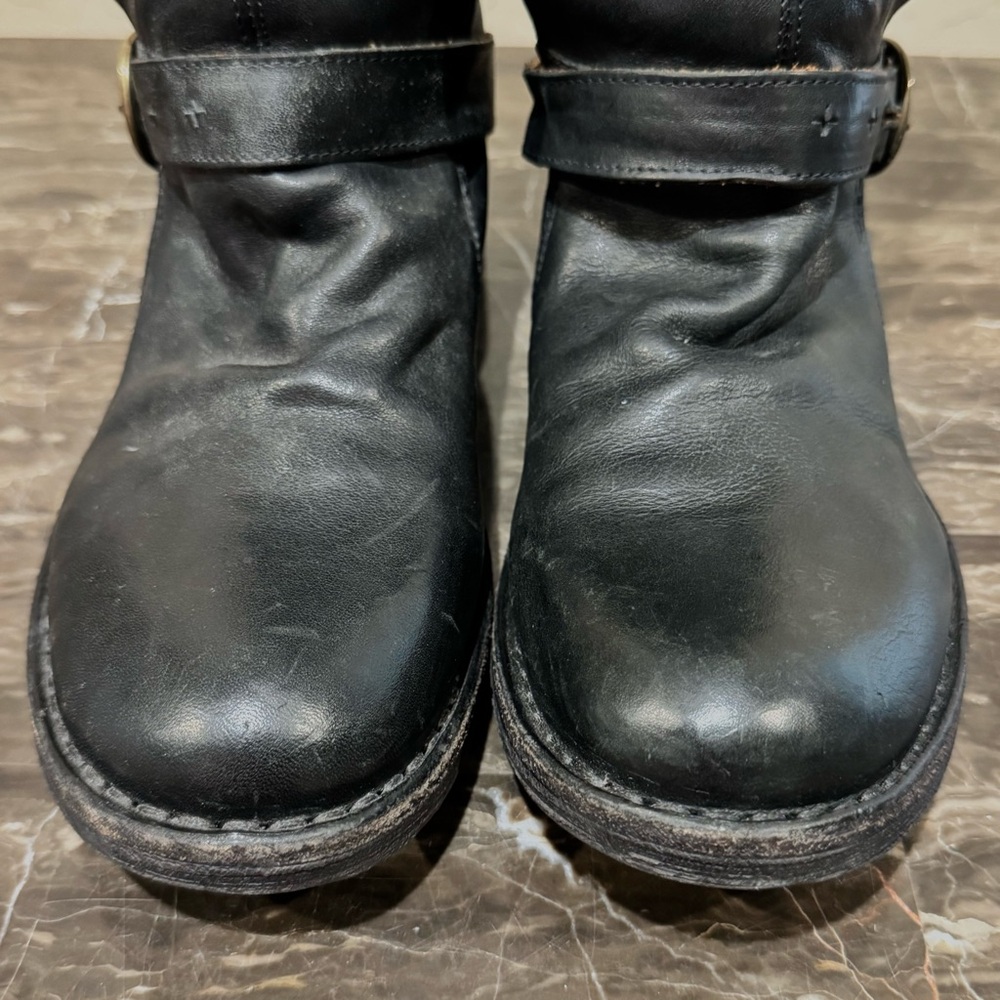 Fiorentini & Baker Eternity Black Leather Biker Boots - Picture 7 of 14